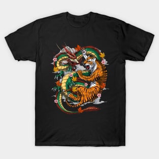 Japanese Dragon Tiger T-Shirt